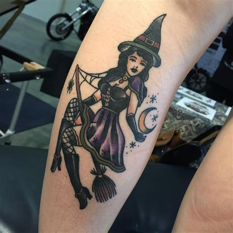 sexy witch tattoo|50 Tattoo Ideas for Witchy Women .